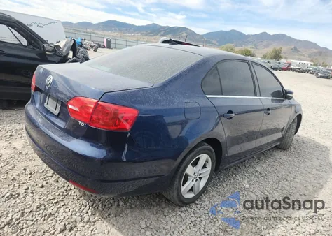 2011 Volkswagen Jetta Tdi из США, поврежденный, VIN 3VWLL7AJ7BM059113